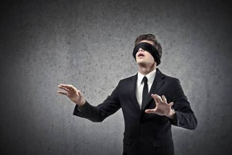 For I am blind 