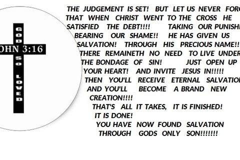 SALVATION  THRU  JESUS!!