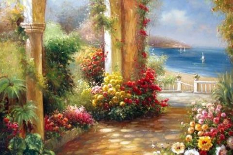 &quot; THE GARDEN NEAR THE SEA &quot;