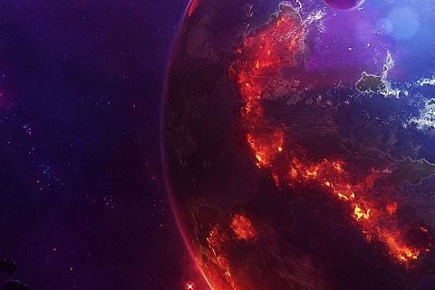 &quot; MY PLANET&#039;S CHILDREN ARE BLEEDING &quot;