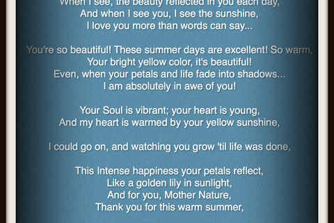 For My Love, Summer
