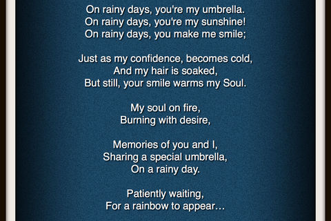    On Rainy Days