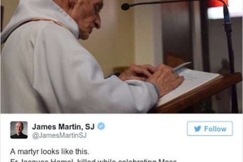 In memory of Father Jacques Hamel 