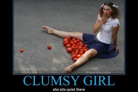 CLUMSY GIRL