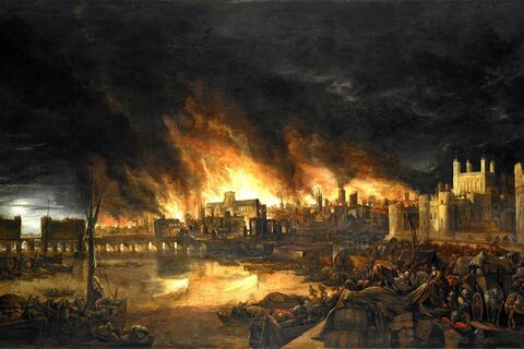 THE GREAT FIRE IN LONDON 1666