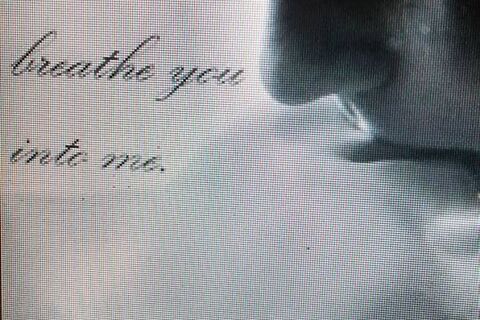 I  BREATHE YOU IN 