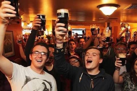 Stranger in a pub 