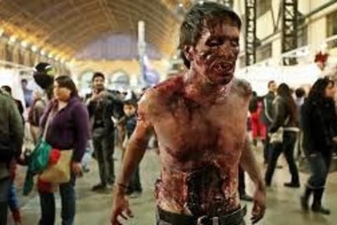 the walking zombie 