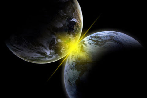 Two Worlds Collide…