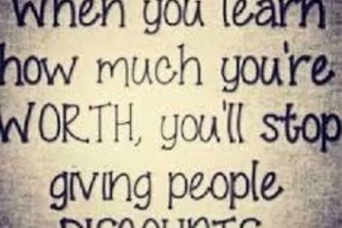 I know my own worth