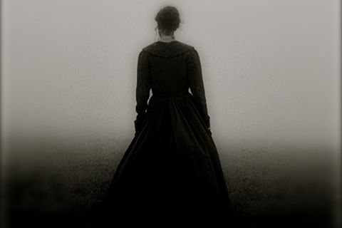 Black fur coat...