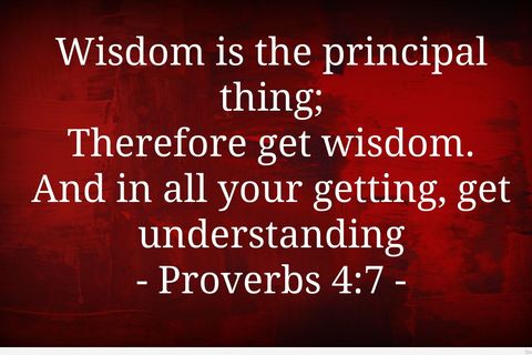 To wisdom