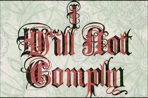 I Will Not Comply