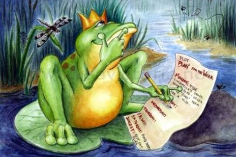 The frog, the princess and the pea