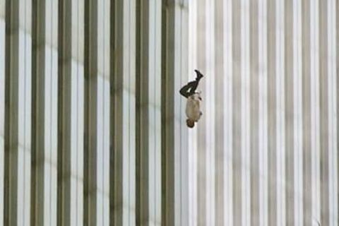 When aeroplanes fly into tall buildings 
