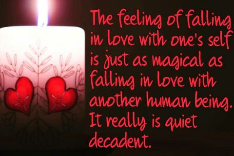 To love one&#039;s self 