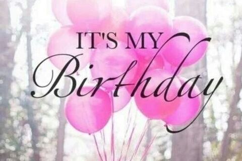 On the day of my birthday