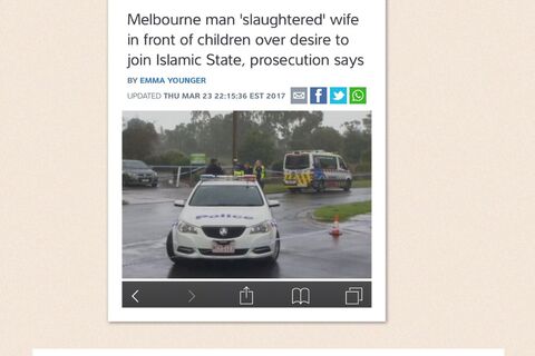  Domestic violence in Australia with a terrorist twist 