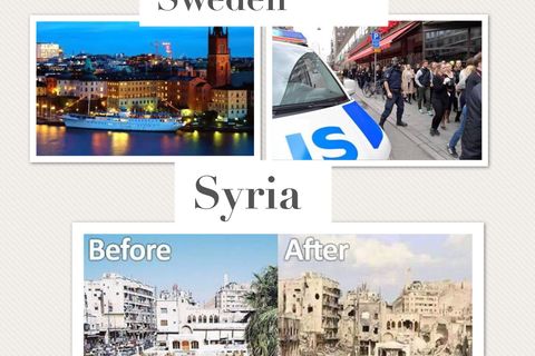 Sweden ?? Syria ?? World shame 2017