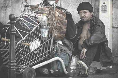 HOMELESS MAN 