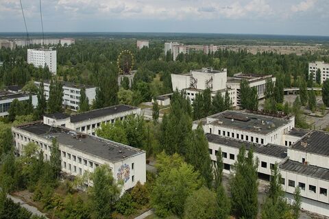 Pripyat:  City Reverting to Nature