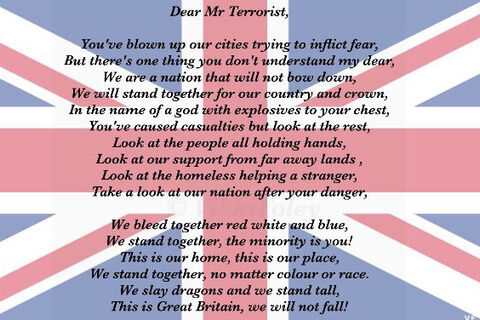 Dear Mr Terrorist 