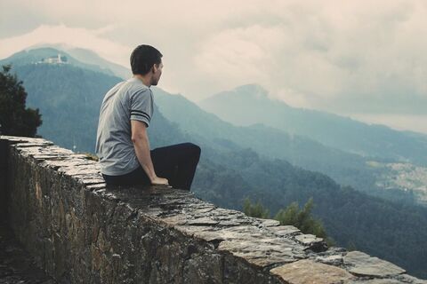 Sitting, thinking, waiting