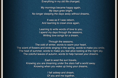 Words Through the Seasons