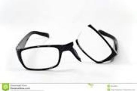 BROKEN GLASSES - even after about a half dozen years, i still believe my spouse got framed.