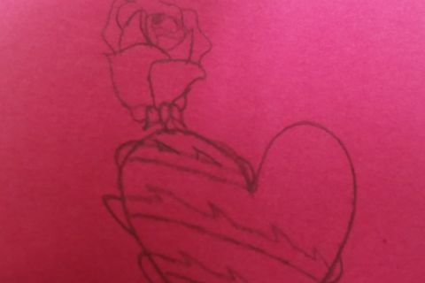 Rose Covered Heart