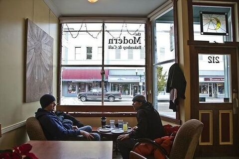 Through the Cafe Window
