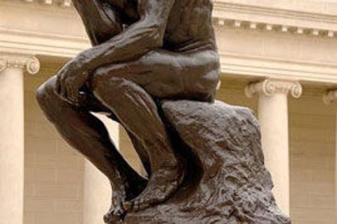 Rodin&#039;s The Thinker (an Ekphrastic offering!)