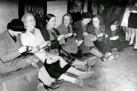 A victim of the blitz. 