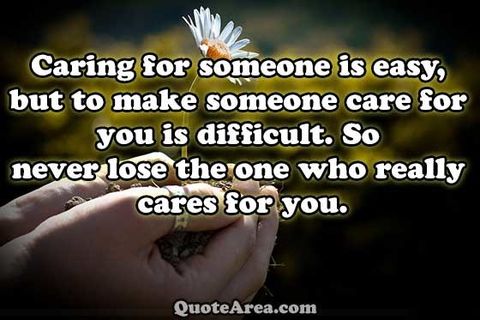 &quot;The One that Really Cares&quot;