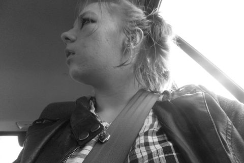 Melodramatic teenage girl