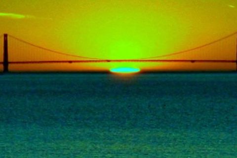 Monterey Sunset&#039;s Green Flash