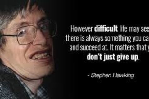 Stephen Hawking Perches...
