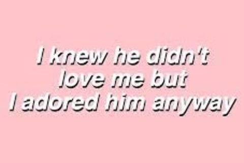 a love letter he wont recieve