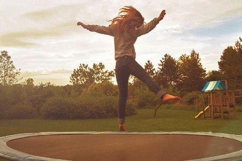 You Should Never Drink Prosecco On A Trampoline