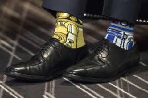 justin trudeau  change your socks!