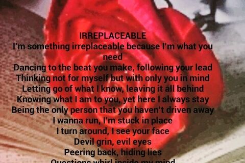 IRREPLACEABLE