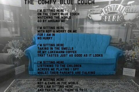 The Comfy Blue Couch