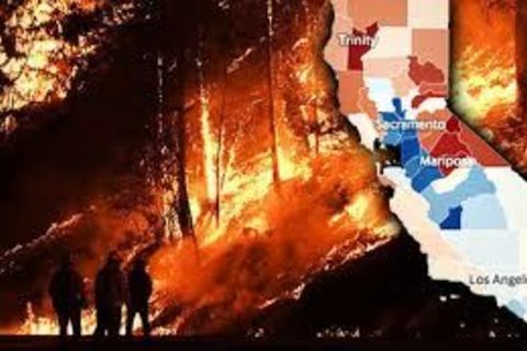 California Fires Fueled By Das Don Trumpeting Hot Air ©