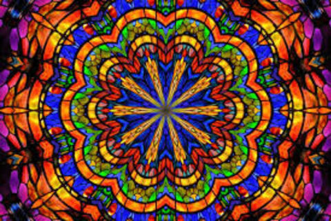 Kaleidoscopic Whorled Wide Web