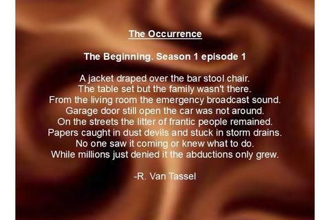 The Occurrence S01E01 - The Beginning