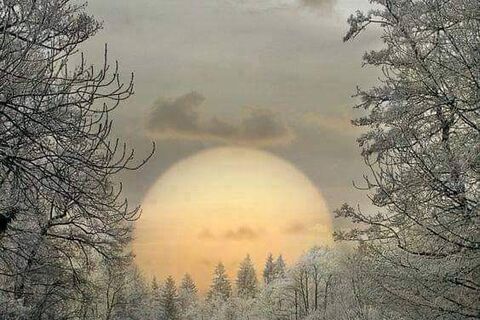 Winter sun...