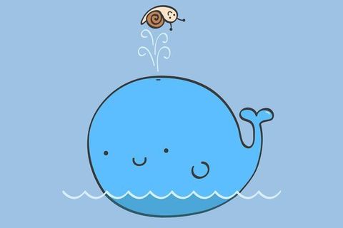 SIDNEY SNAIL AND WALLACE WHALE 