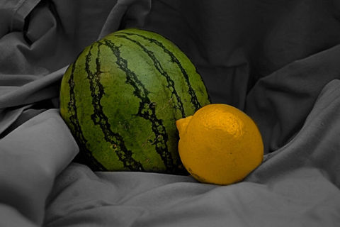 The melon and the lemon