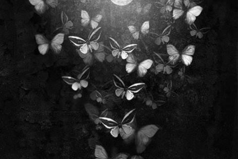 In the stillness of his death.
