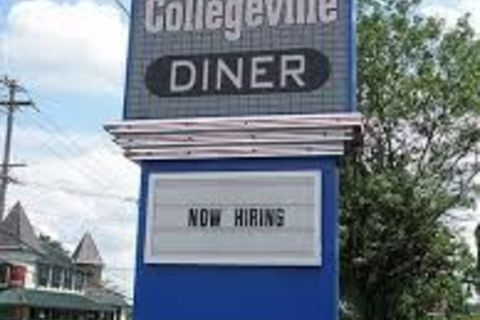Thank you for a pleasant outing at the Collegeville Diner